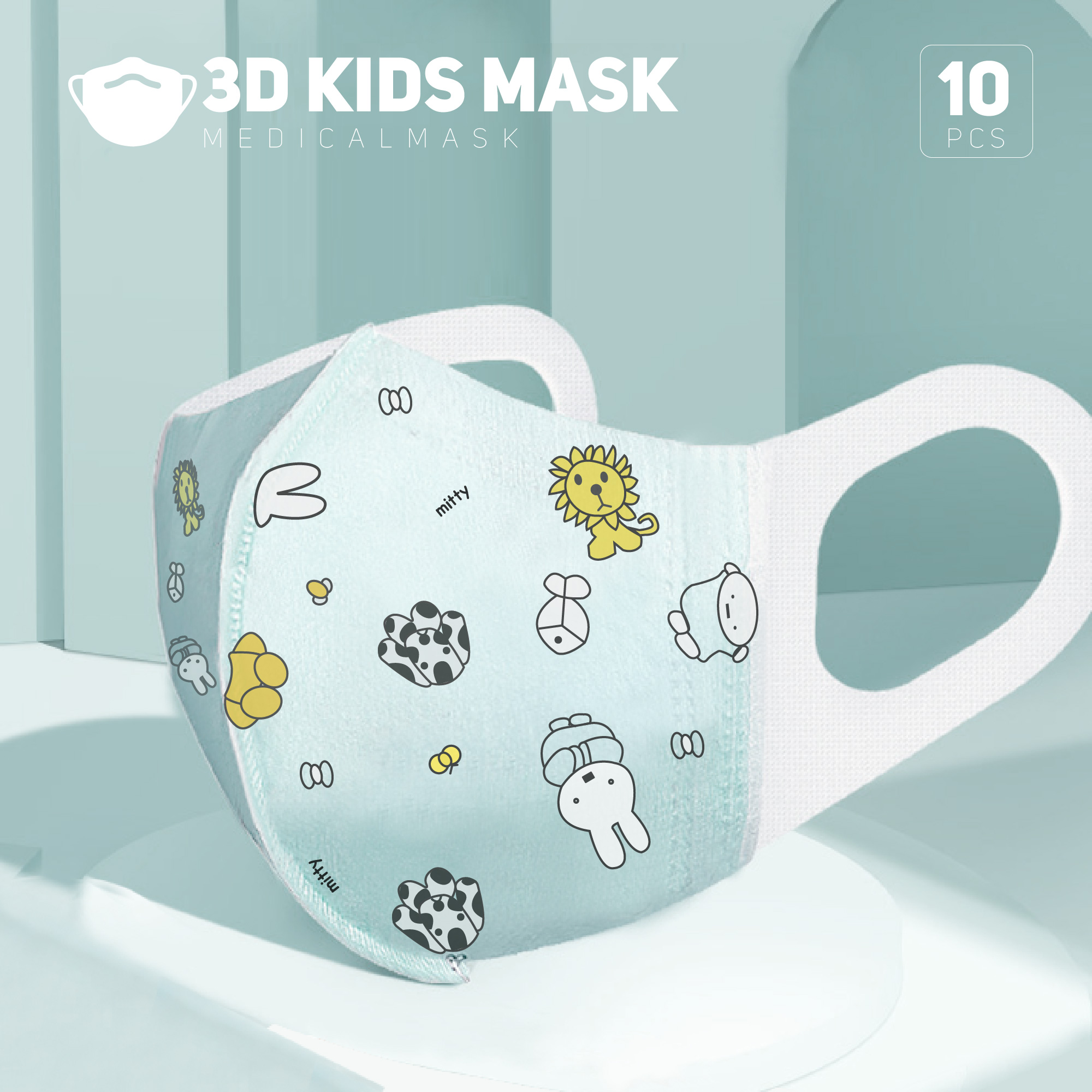 Combo 30 Khẩu trang trẻ em Shelton 3D Kids Mask (Trộn Màu),Khẩu trang 4 lớp trẻ em,Khẩu trang cho bé,Khẩu trang bé trai,Khẩu trang bé gái,Khẩu trang baby,Khẩu trang 3d em bé,khẩu trang trẻ em cao cấp,khẩu trang đáng yêu,Khẩu trang kids