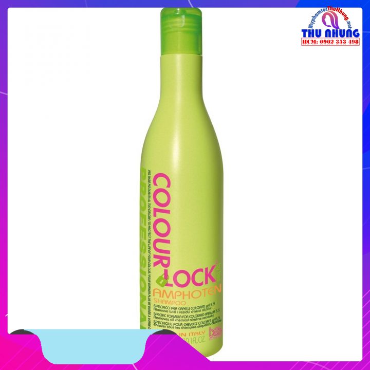 [Hcm]Dầu Gội Khoá Màu Nhuộm Bes Color Lock Amphoten 300Ml (Italy)