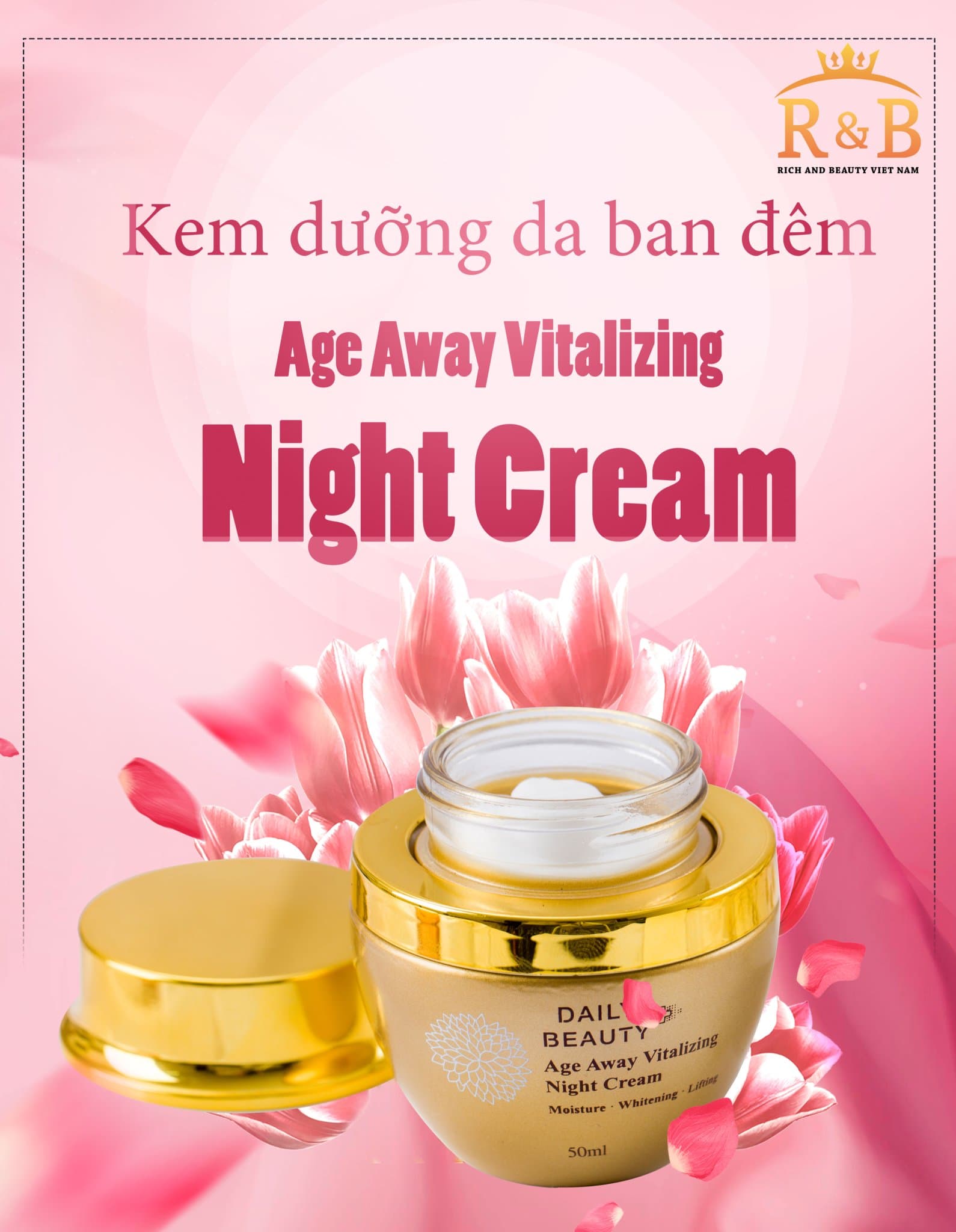 Kem Dưỡng Da Ban Đêm Tặng 3 Miếng Mặt Nạ Trị Giá 245000Đ