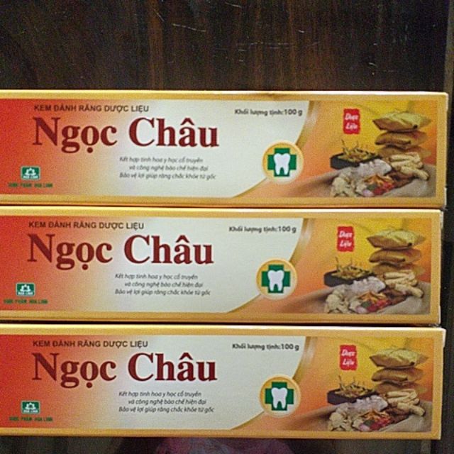 [Hcm]Kem Đánh Răng Dược Liệu Ngọc Châu