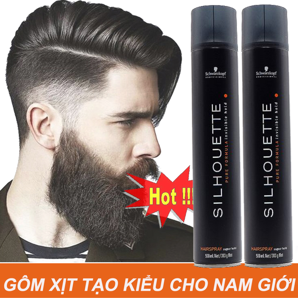 [ Tặng Voucher 20K ] Keo Xịt Tóc Silhouette Tạo Kiểu Như Ý Cho Nam Nữ . Tạo Nếp Tốt Giữ Nếp Lâu Dễ Tan Trong Nước Không Mất Nếp Ngay Cả Khi Đội Mũ Bảo Hiểm - Mua Ngay Sale 50% Trong Hôm Nay. Số Lượng Có Hạn !