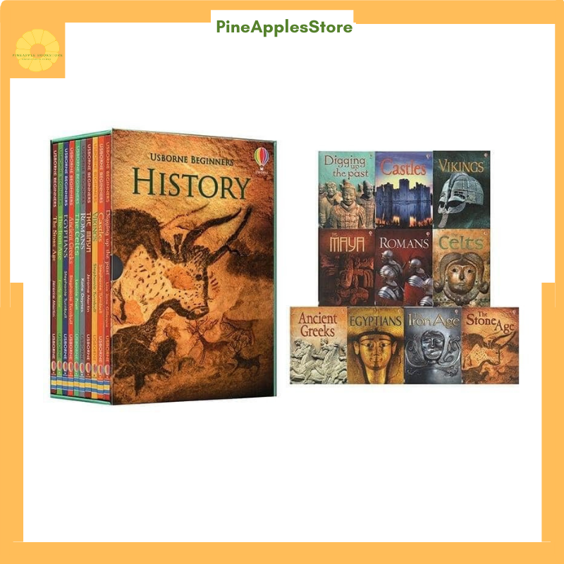 Sách Usborne Beginner History boxset (Sách nhập khẩu) - 10 quyển