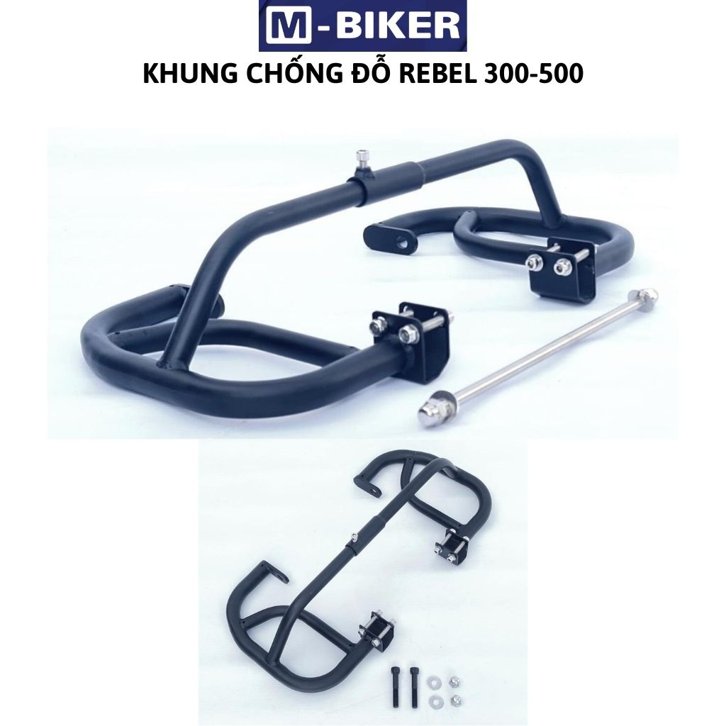 Khung chống đổ rebel 300/500chống đổ bản cao cấp rebelkhung chống đổ rebel mbiker