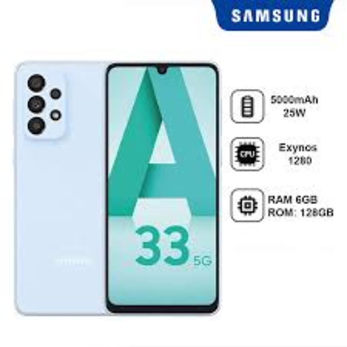 [RẺ CỦA SIÊU RẺ] điện thoại Samsung Galaxy A33 5G 2sim ram 6G/128G Chính Hãng màn hình to Camera siê