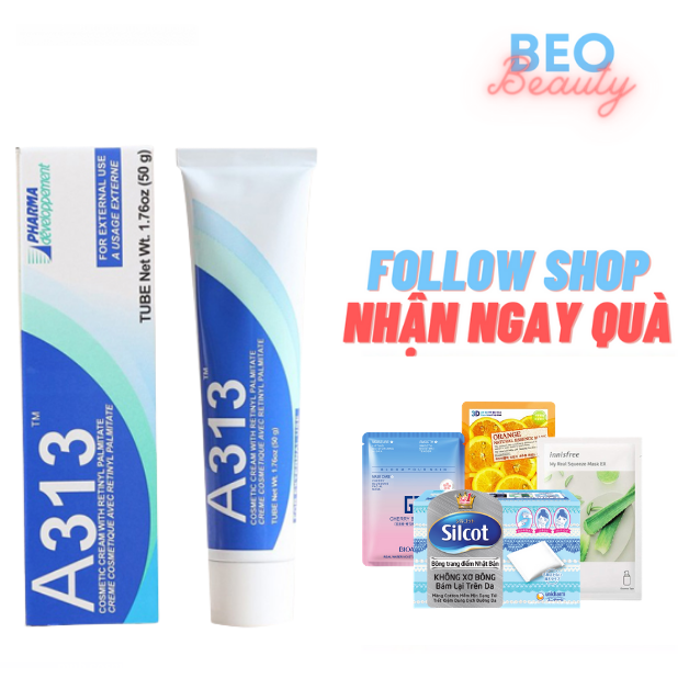 [Có Quà Tặng Kèm] Kem A313 Pommade Retinol Pháp Chống Lão Hóa Làm Da Căng Bóng Đều Màu Se Khít Chân Lông