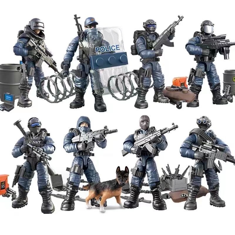 Compatible with LEGO Xiangjun military building blocks tank assembly aircraft carrier call of duty toys educational joints movable figures