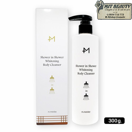 [Hcm][Nắp Đen] Sữa Tắm Trắng M.meiday Shower In Shower Whitening Body Cleanser