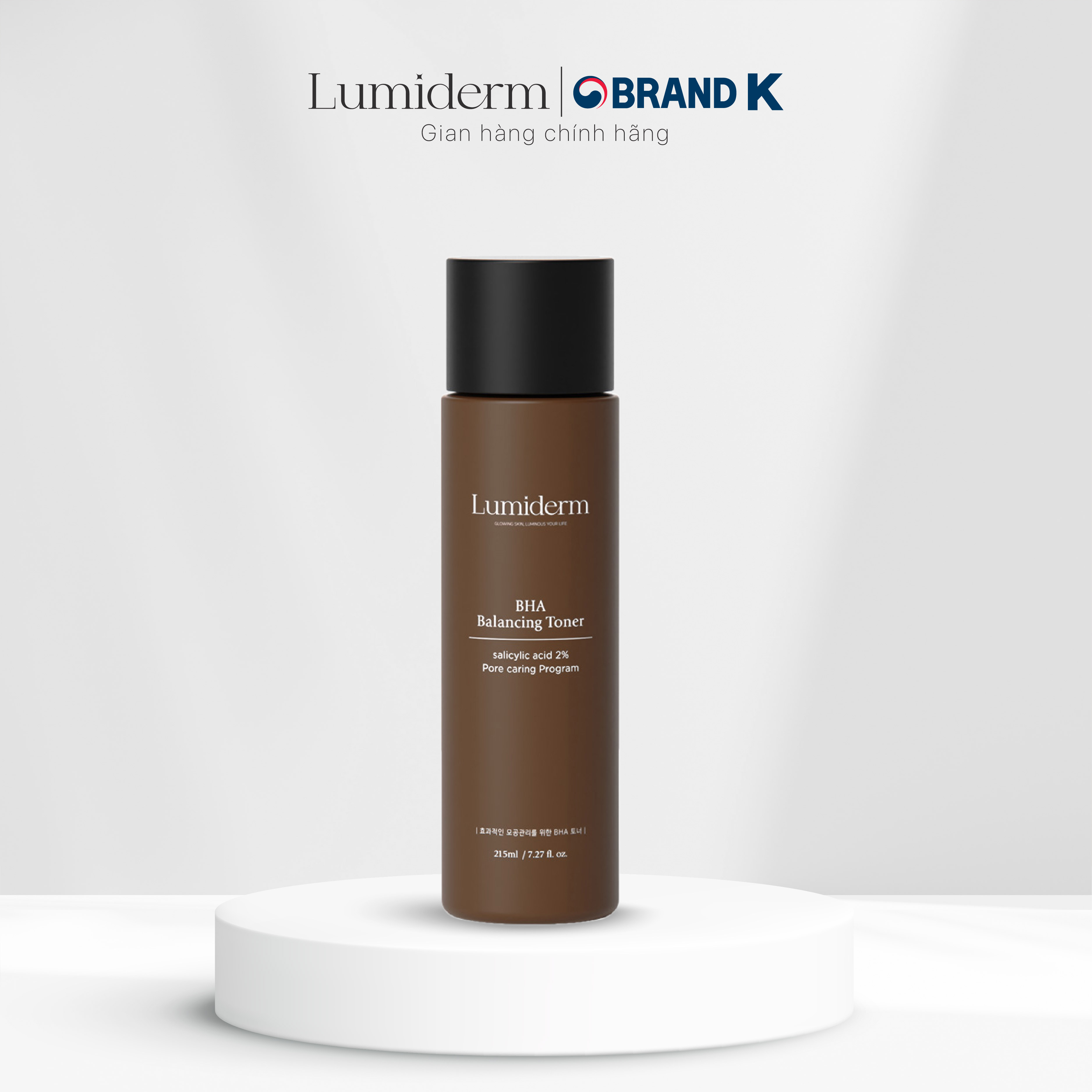 Toner cân bằng da làm sạch sâu Lumiderm BHA 2% Balancing Toner