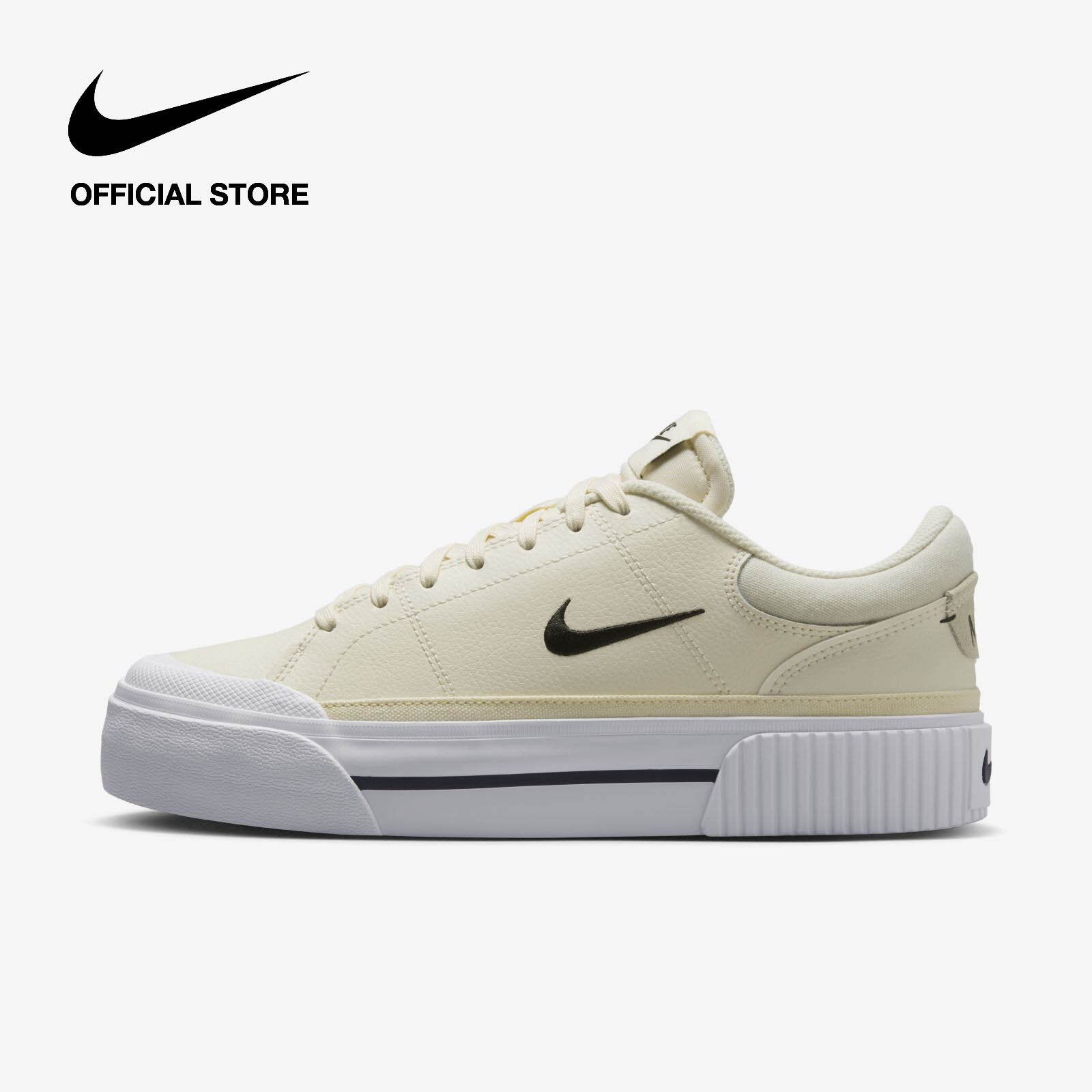 [VOUCHER 42% + MUA 2 GIẢM 5%] Giày Thể Thao Nike Womens Court Legacy Lift Shoes - Pale Ivory