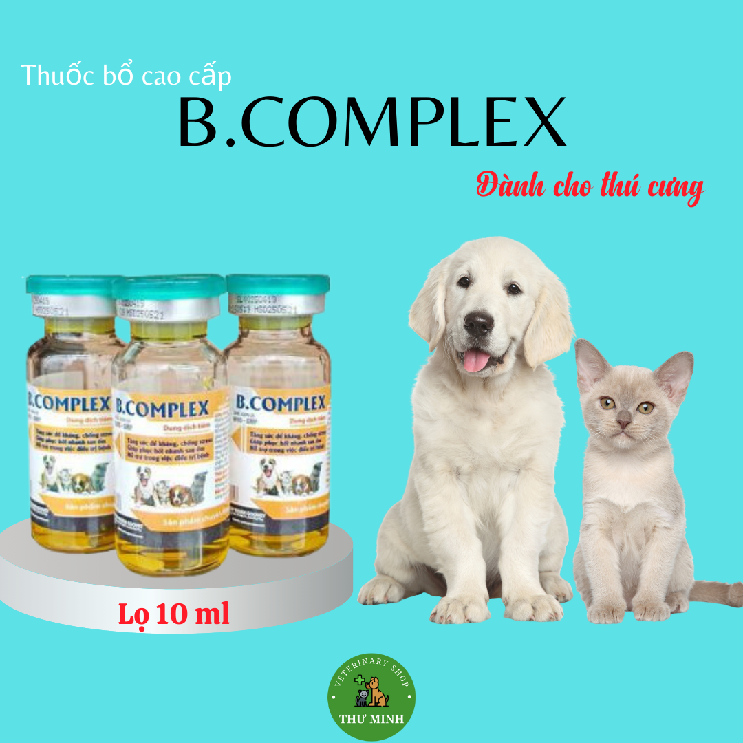 Thuốc bổ cao cấp B.COMPLEX dành cho chó mèo lọ 10 ml