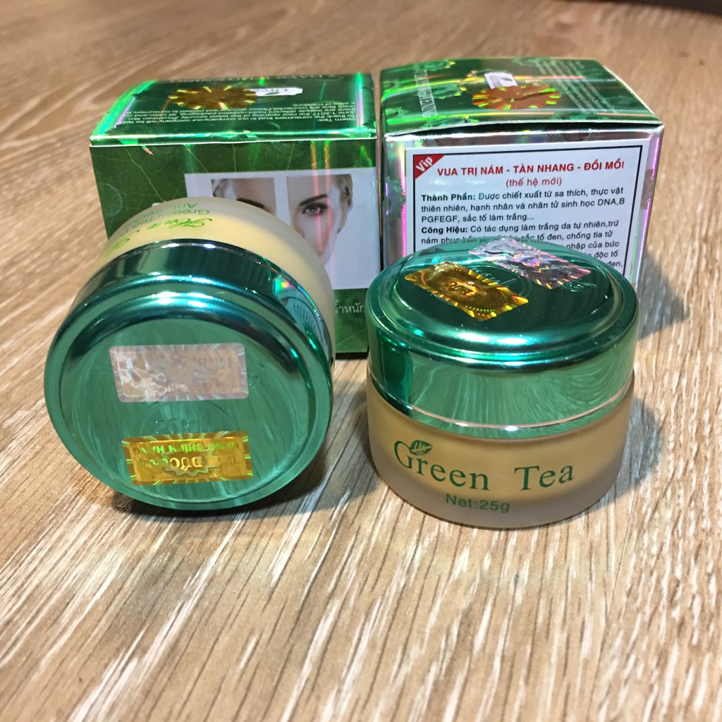 25G_Kem Trắng Da Cao Cấp Td 7 Ngày Green Tea