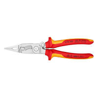 KÌM LẮP ĐIỆN ĐA NĂNG KNIPEX CÁCH ĐIỆN 1000V CÓ LÒ XO DÀI 200 MM 13 96 200 (728788 200) - Hàng Chính Hãng 100% từ Đức