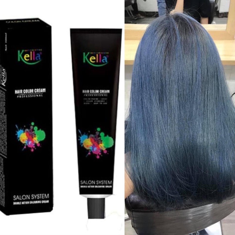 Thuốc Nhuộm Tóc Xanh Đen Than Chì – Nhuộm Tóc màu Than chì 2/8