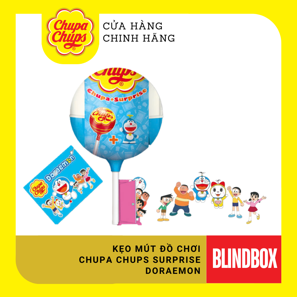 Que kẹo mút Hương dâu đầy bí ẩn Chupa Chups sưu tầm những chú mèo dễ thương Pusheen Hello Kitty (1 q