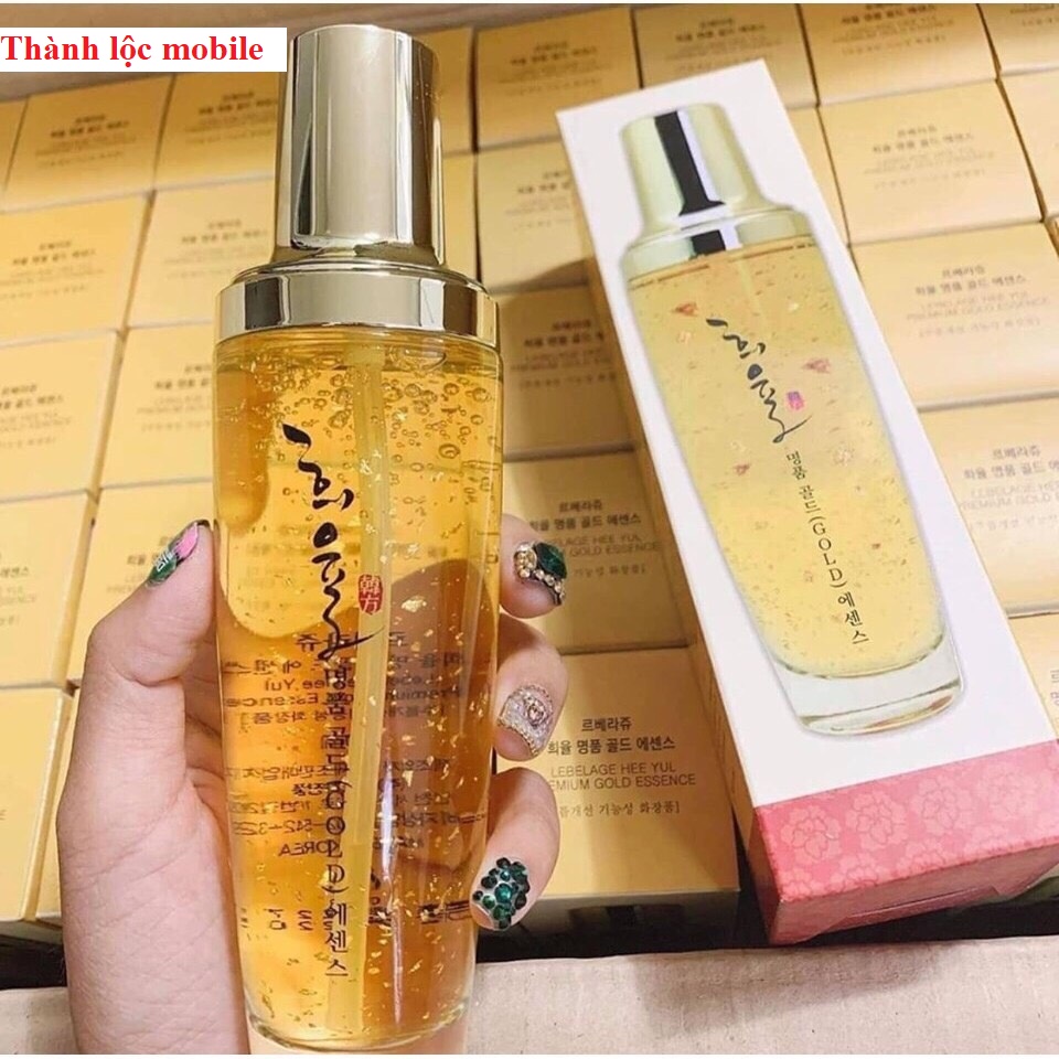 [HCM]Tinh chất gold beauty trẻ hóa và tăng độ đàn hồi cho da mặt lưu giữ mãi nét thanh xuânSerum vàng 24k lebelage nội địa Hàn