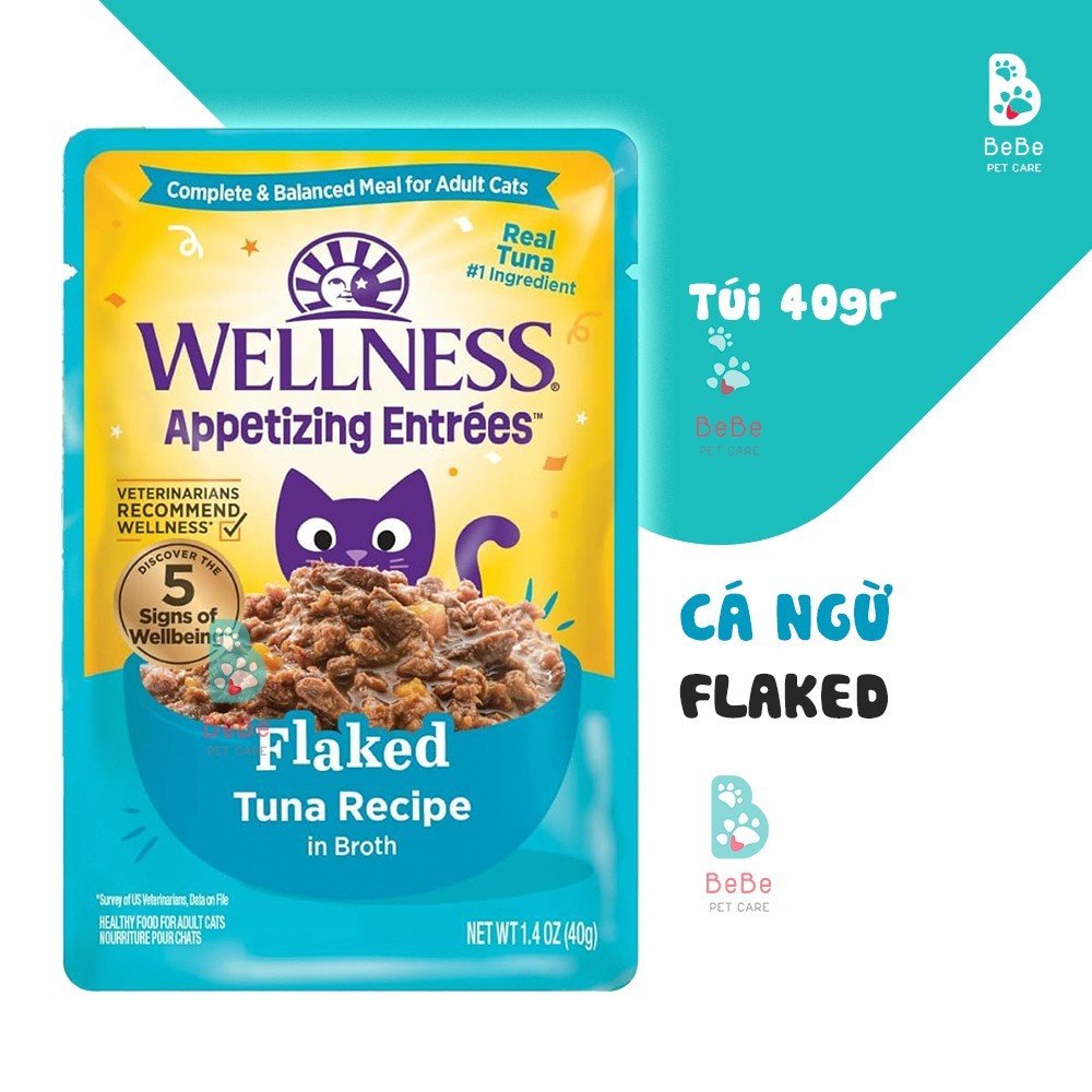 Pate WELLNESS Tiny Tasters & Appetizing - Bữa Ăn Nhẹ Đầy Đủ Protein & Dinh Dưỡng Dành Cho Mèo Mọi Lứa Tuổi