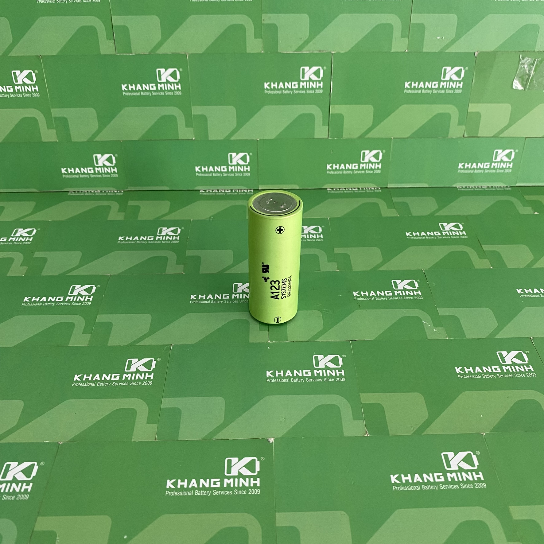 Pin Sắt A123 M1A Xả 40C 100A 26650 3.2V 2500mAh Hàng Mỹ Tháo Khối