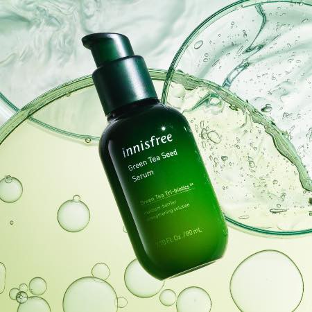 [100% Authentic] Serum Trà Xanh Phiên Bản Mới 2021 Innisfree Green Tea Seed Serum| - Combo 3 Món