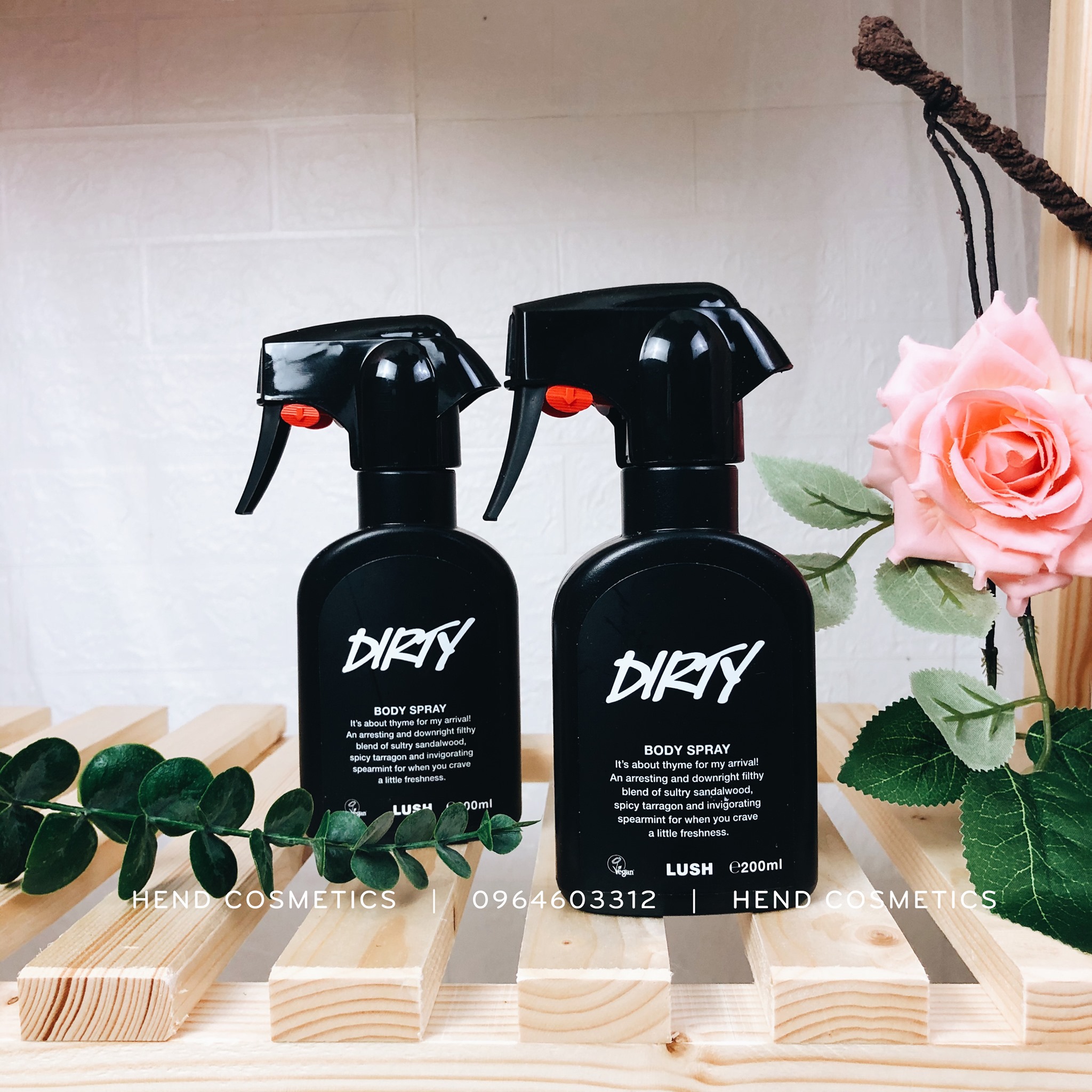Xịt thơm toàn thân Lush - Dirty Body Spray