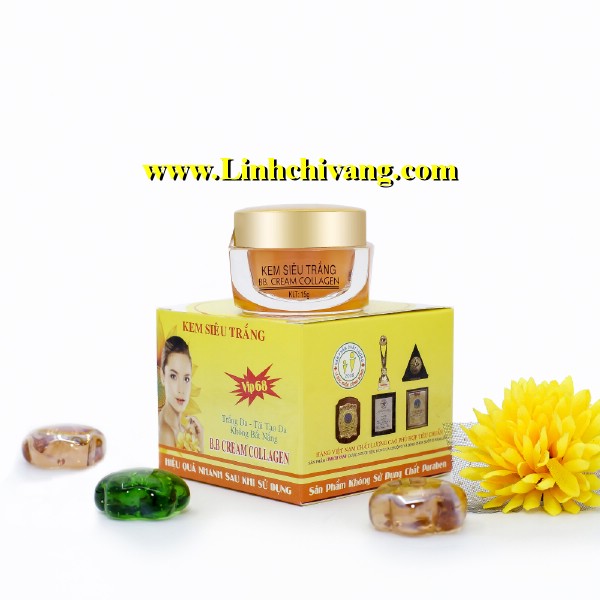 KEM SIÊU TRẮNG LINH CHI VÀNG 15g