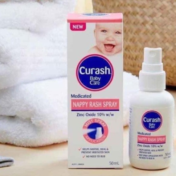 Xịt Hăm Tã Curash Baby Care 50Ml