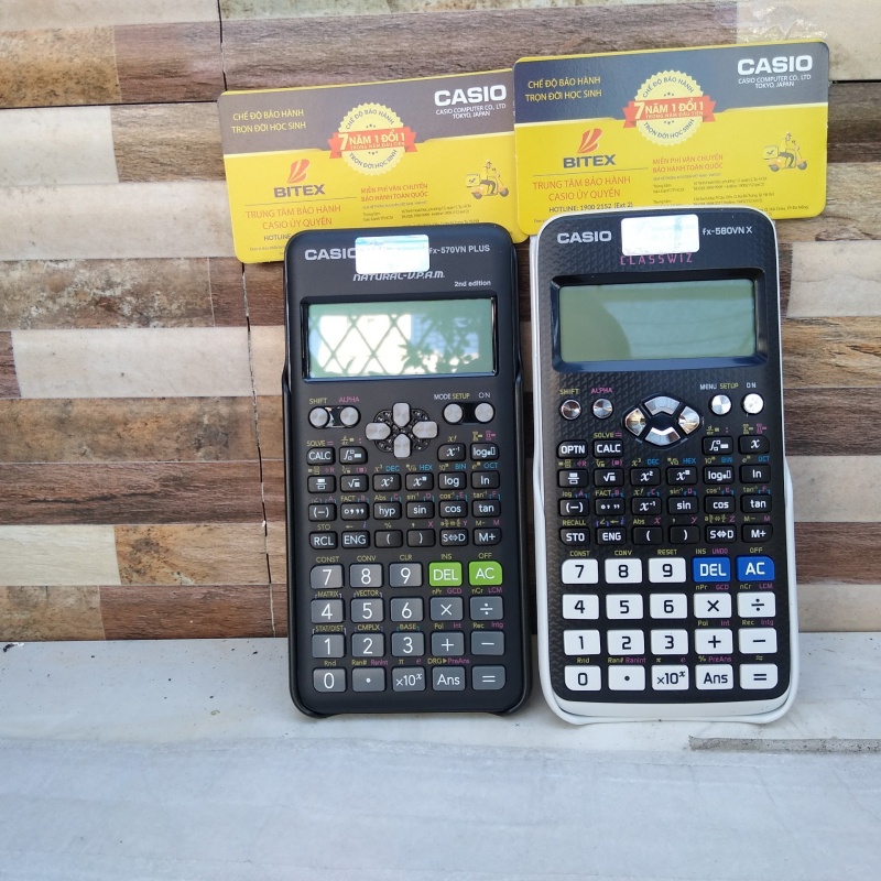 Máy tính Casio FX 570VN Plus – 580VNX Bảo Hành 7 NĂM Chính Hãng nhập khẩu THÁI LAN [ VPP Trí Nhân ]