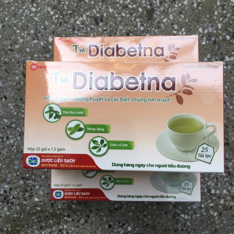 Trà Diabetna - giúp ổn định đường huyết - 25 gói túi lọc
