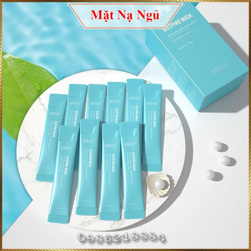 Mặt nạ ngủ SUYANSHIFEN Sleeping Mask Revitalized and Translucent trẻ hoá mờ thâm phục hồi da SSM4