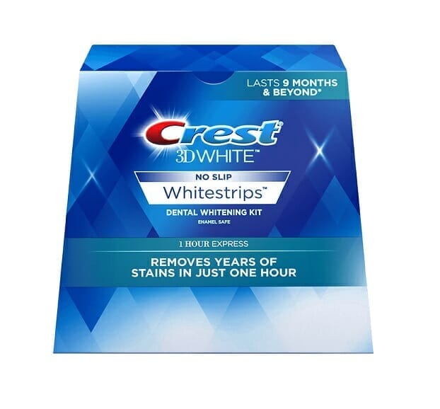 Miếng dán trắng răng Crest 3D White 1 giờ cấp tốc liệu trình 4 ngày