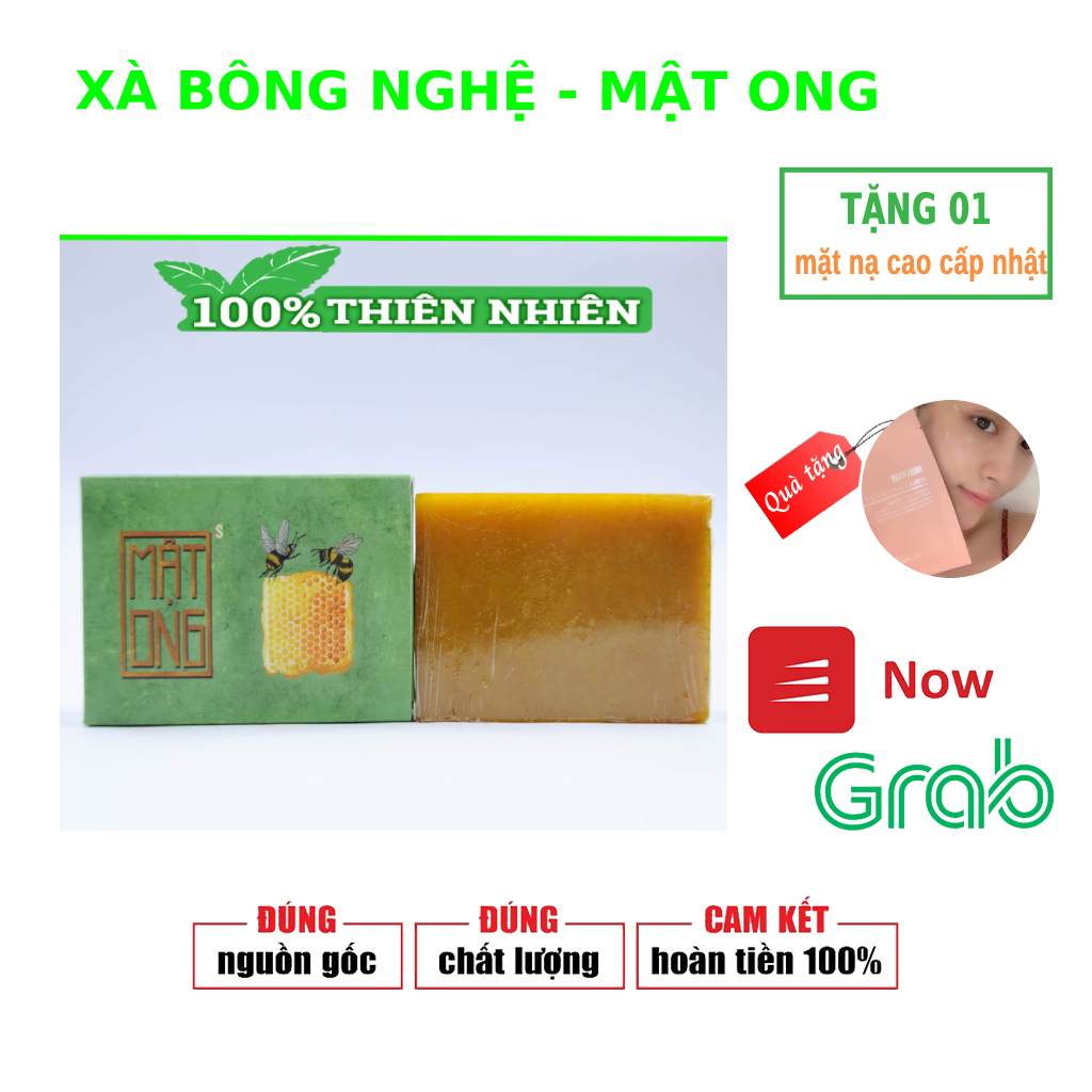 Xà Bông Nghệ Làm Trắng Da Chiết Xuất Từ Nghệ Tươi Và Mật Ong Xà Phòng Nghệ Từ Tự Nhiên An Toàn Cho Làn Da