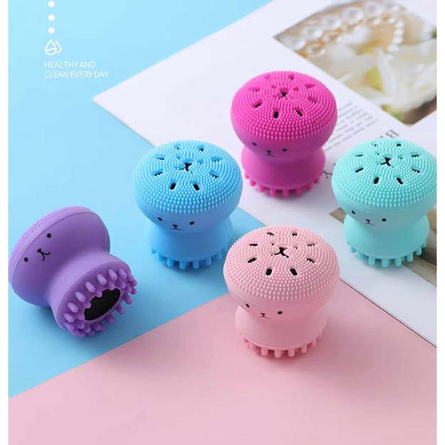 Máy Mút Miếng Cọ Rửa Mặt Bạch Tuộc Sạch Da Nâng Cơ Trẻ Hóa Hiệu Quả