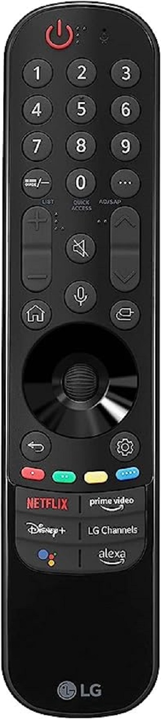 Mới AN-MR22GA OEM thay thế Magic Bluetooth TV Remote with Microphone cho LG OLED65C2PUB 65 C2 Series 4K TV OLED thông minh (2022) với Netflix Prime Video Disney+Nút Kênh LG