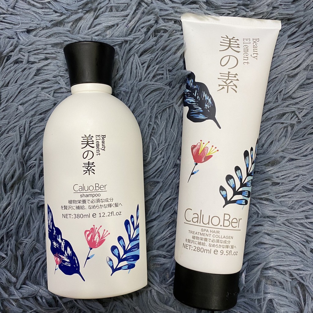 Dầu Gội Xả Gầu Nấm Caluo.ber Beauty Element 380Ml+280Ml