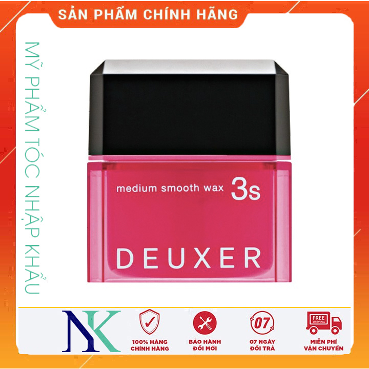 [Hcm]Sáp Giữ Nếp Dành Cho Tóc Xoăn Deuxer 3S Medium Smooth Wax 80G