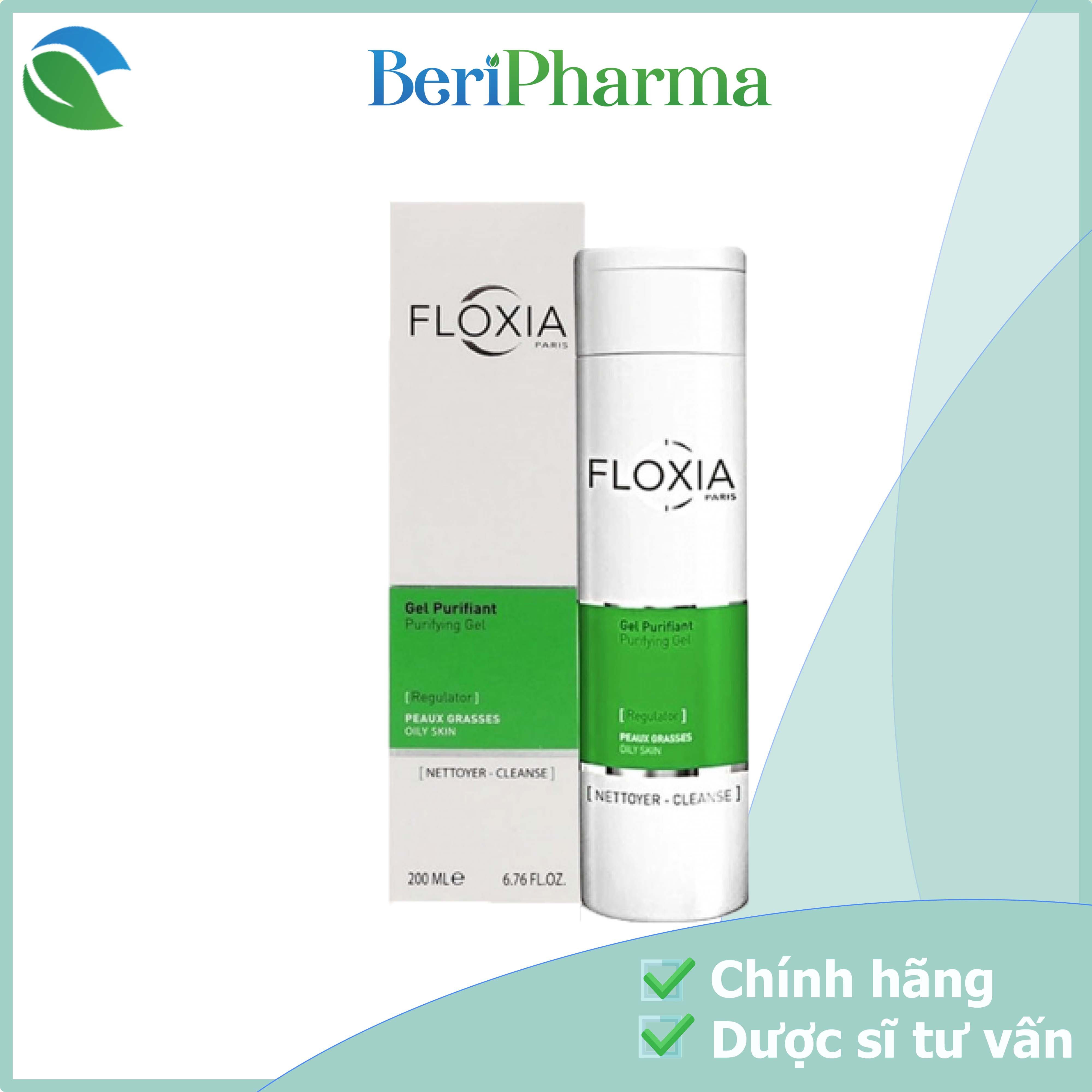 ✅[CHÍNH HÃNG] Floxia Gel Rửa Mặt Dành Cho Da Nhờn Mụn Purifying Gel 200ml