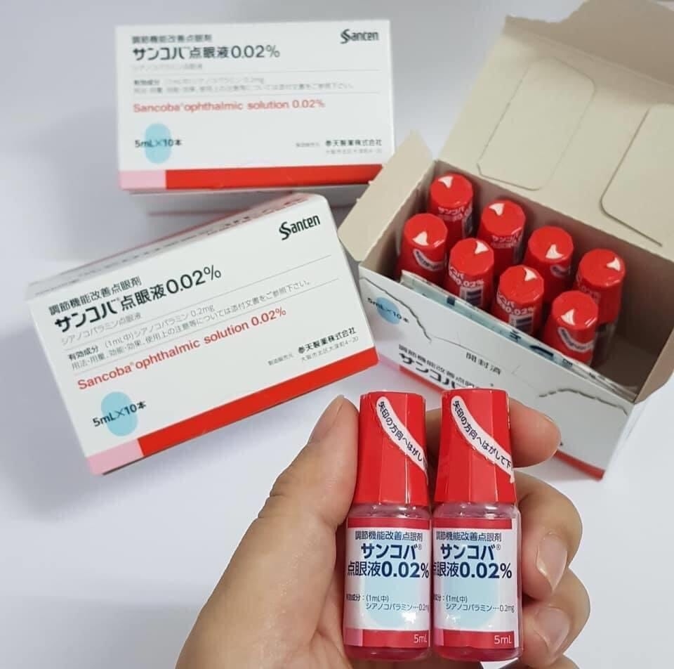Nhỏ Mắt Cận Thị Sancoba Nhật Bản 5ml