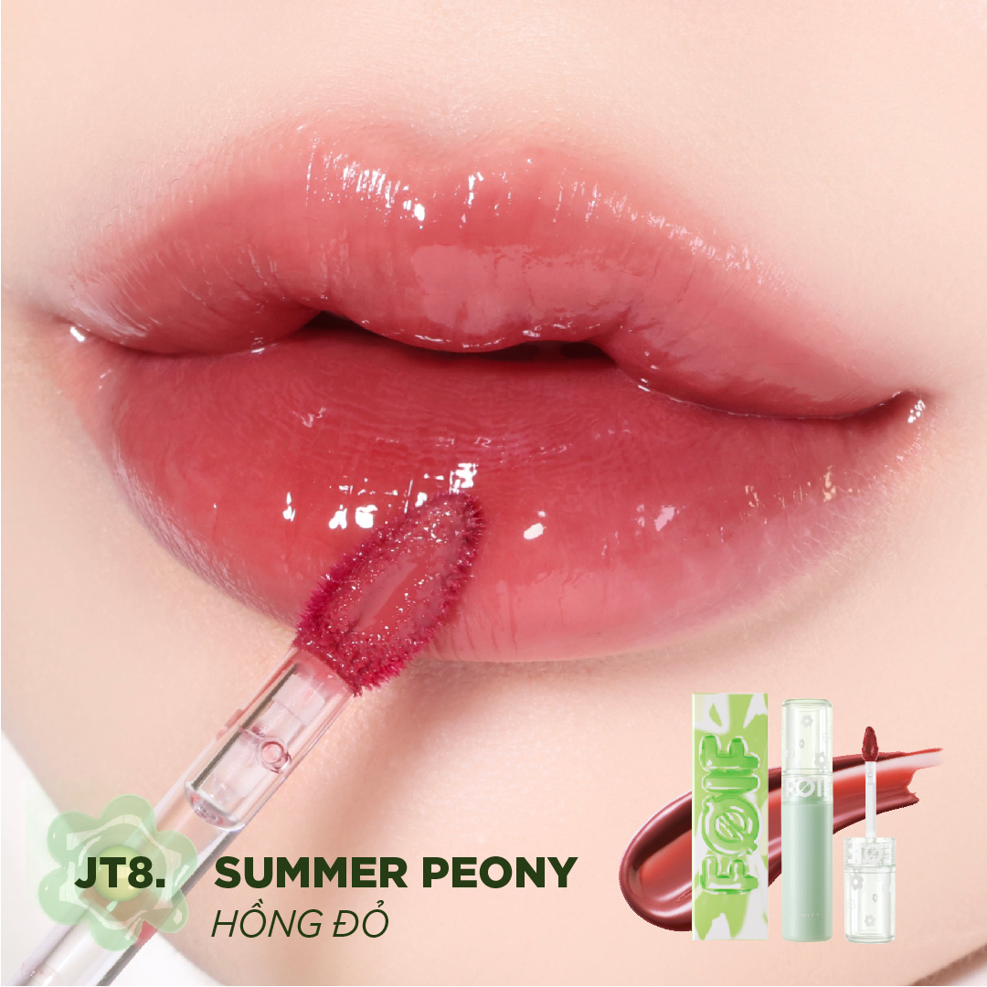 [NEW][JT1-JT10][FOIF by MERZY] Son Tint Bóng Thuần Chay Ẩm Mọng Bền Màu FOIF Juicy Fit Tint 3g