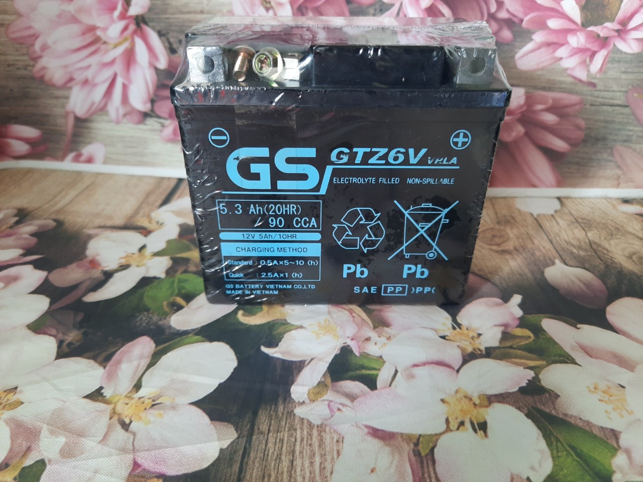 BÌNH ắc quy xe tay ga. GTZ6V