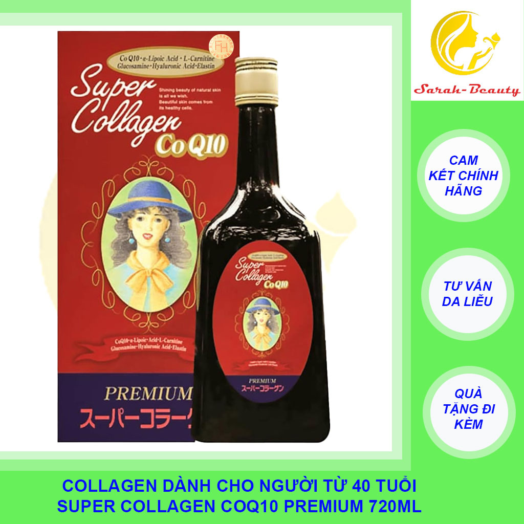 (Chính Hãng)Nước Uống Đẹp Da Tốt Sức Khỏe Super Collagen Q10 Premium Cao Cấp Từ Nhật Bản