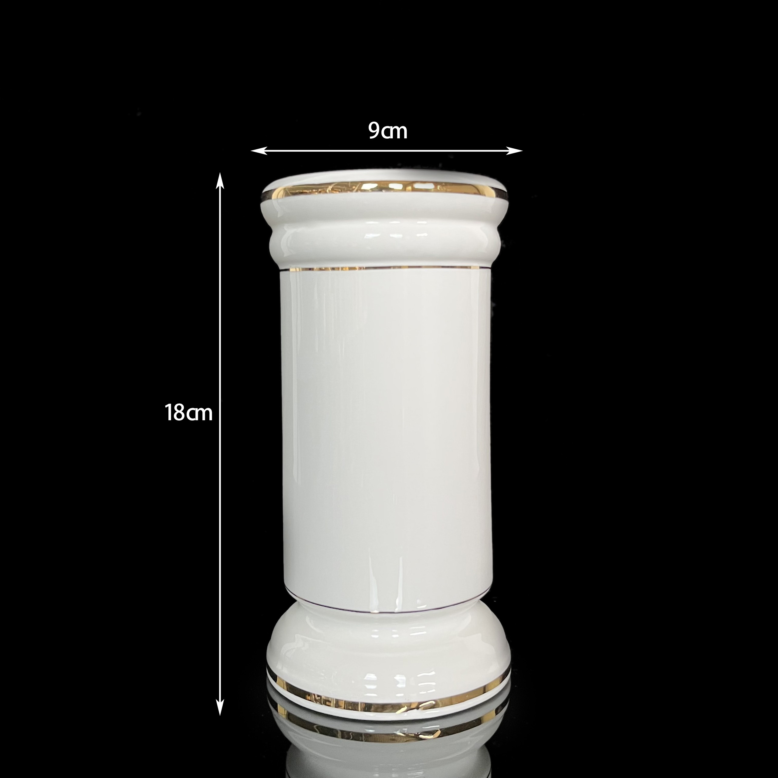 Bộ Thờ Cúng 1515T Trắng Trơn bằng men sứ cao cấp - phật giáo tuệ quang