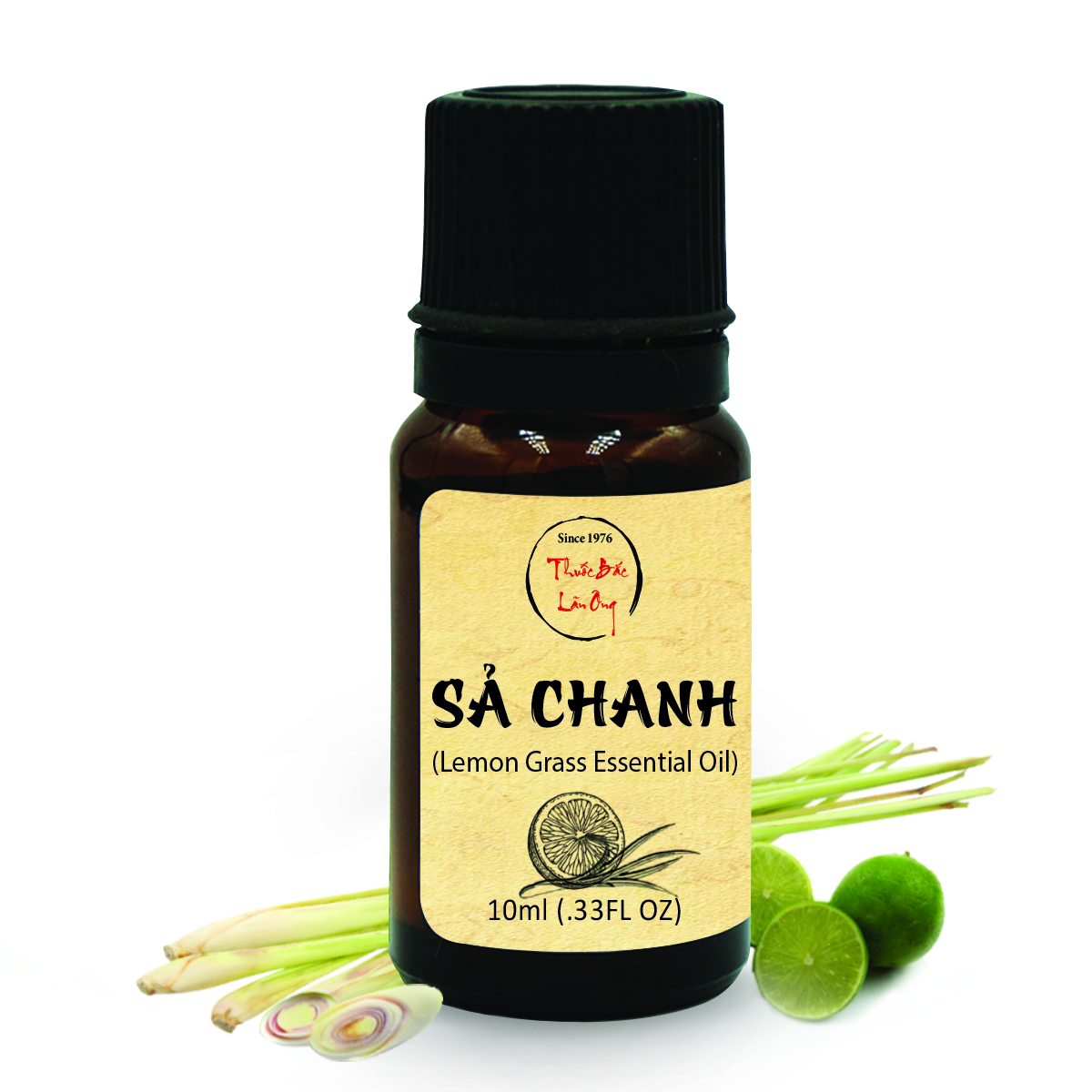 Tinh dầu Sả Chanh 20ml đuổi muỗi côn trùng xông phòng thiên nhiên nguyên chất