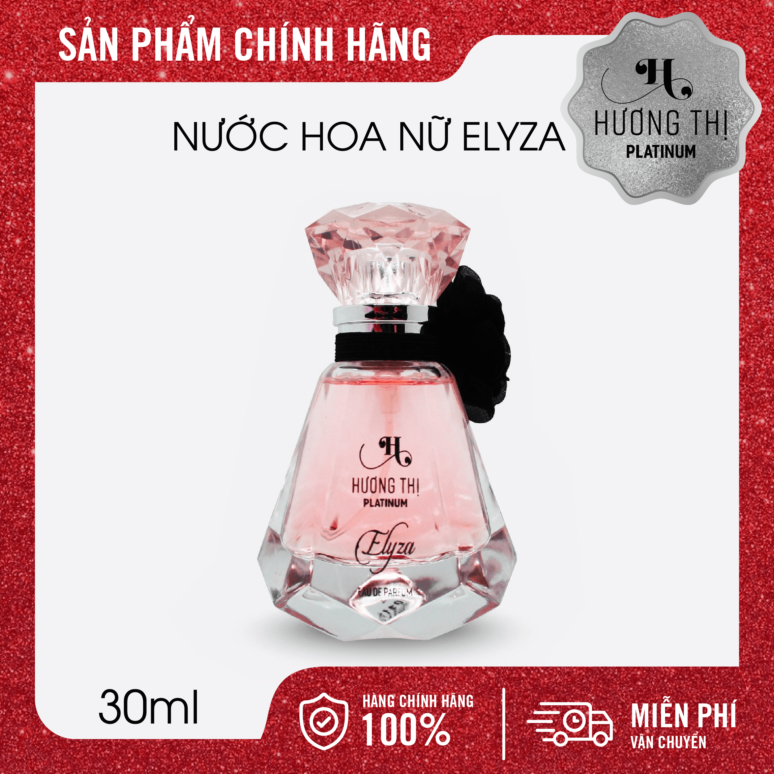 ✅Chính Hãng✅ Nước Hoa Nữ Elyza Hương Thị Cao Cấp Giữ Mùi Thơm 12 Tiếng Tỏa Hương 2M Lôi Cuốn Quyến Rũ (50 Ml)