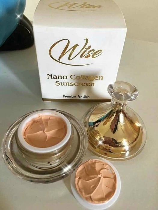 Kem Trắng Da Chống Nắng Wise Nano Colagen