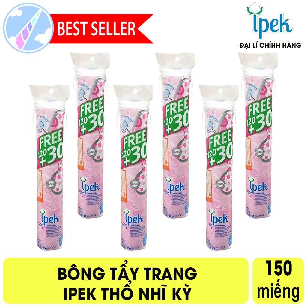 [HCM]Bông tẩy trang IPEK ( 150 miếng )