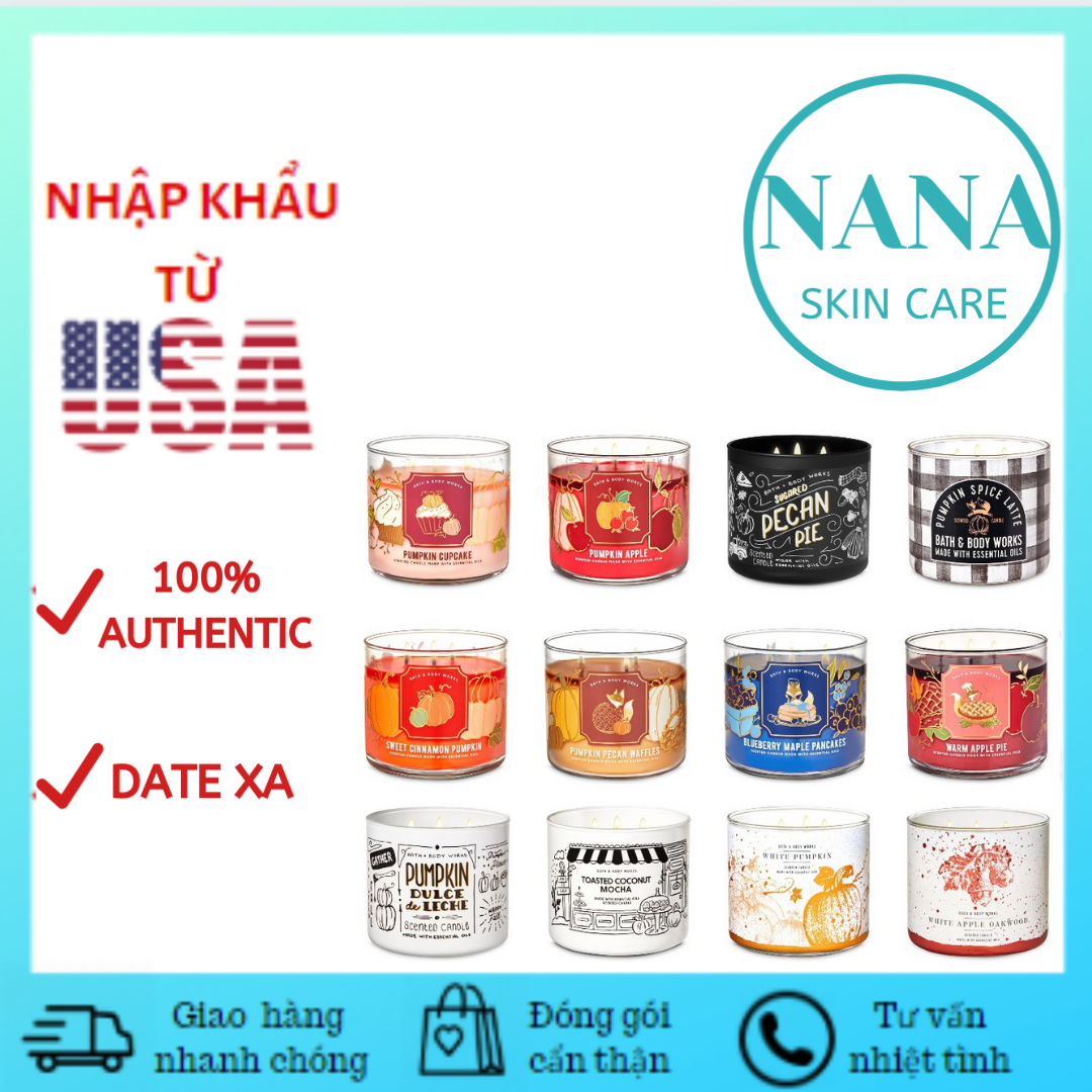 [HCM][Link 3/4] Nến Thơm Bath Body Works 3 bấc (411g)