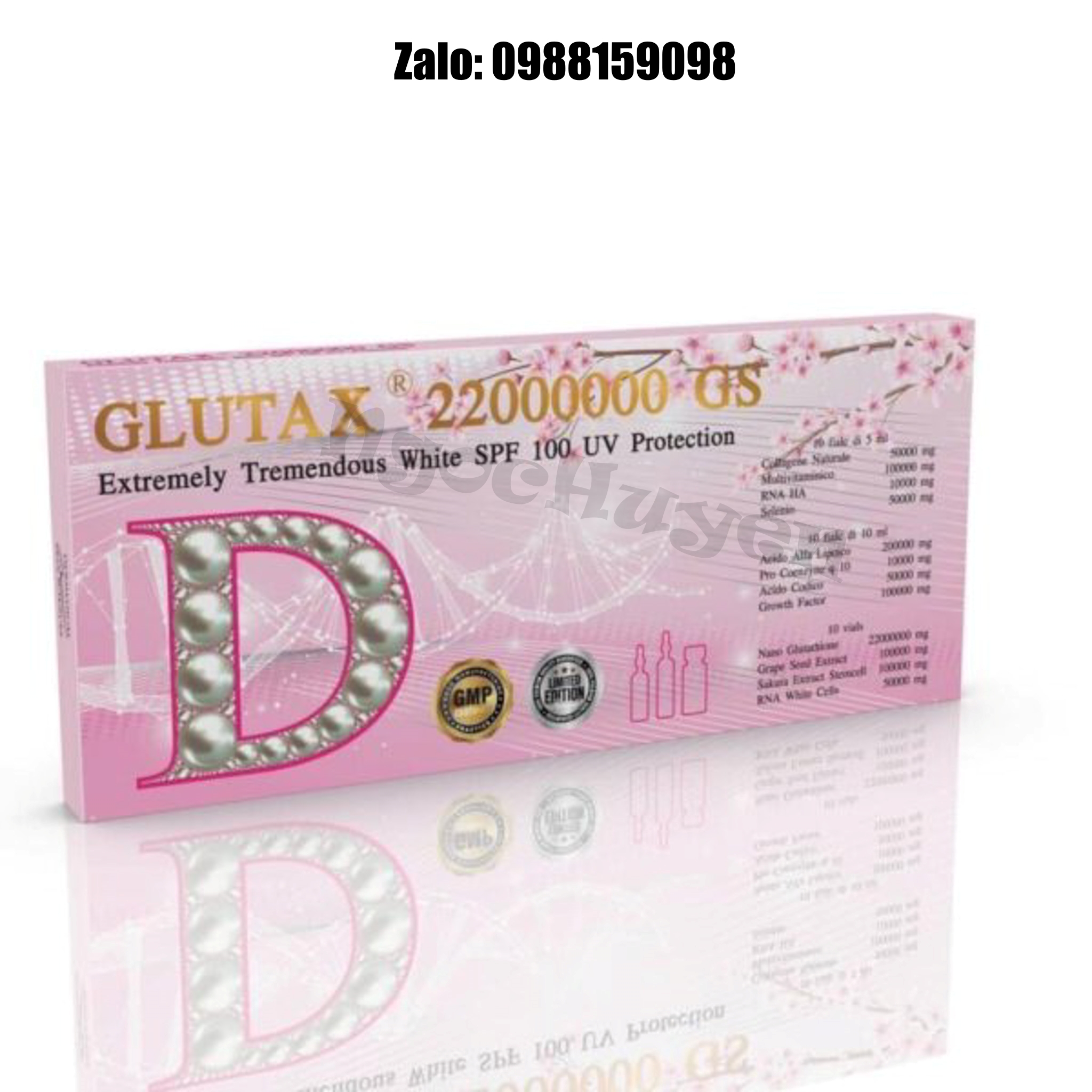Set Truyền Trắng Glutax 2.200.000 Italy 10 buổi