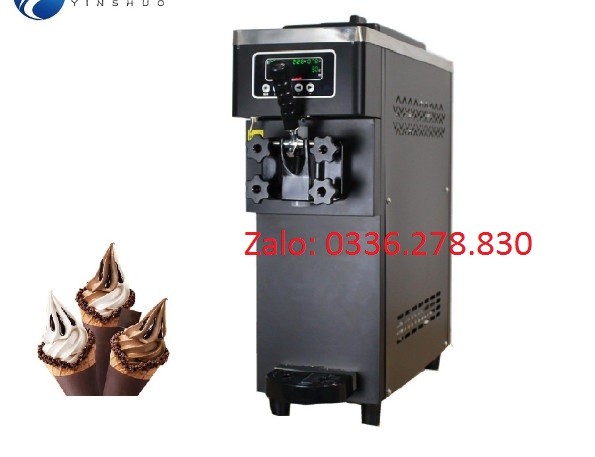 Máy làm kem tươi 1 vòi để bàn YinShuo BQL-A116dáng đẹp cứng cáp công xuất làm kem nhanh ra kem nhanh