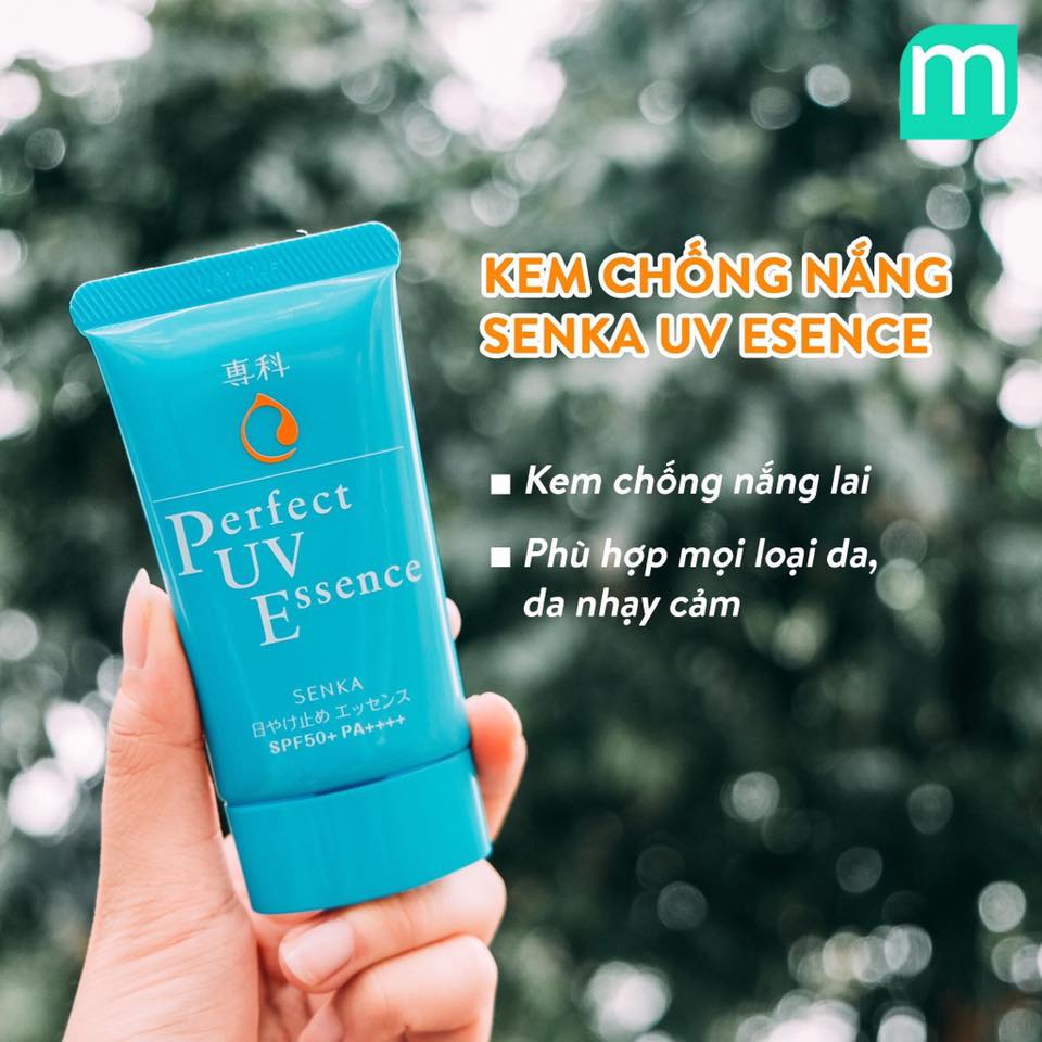 [HCM]New Kem chống nắng dạng tinh chất Senka Perfect UV Essence 50g