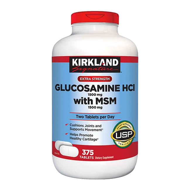 Viên uống hỗ trợ xương khớp Kirkland Glucosamine HCL 1500mg