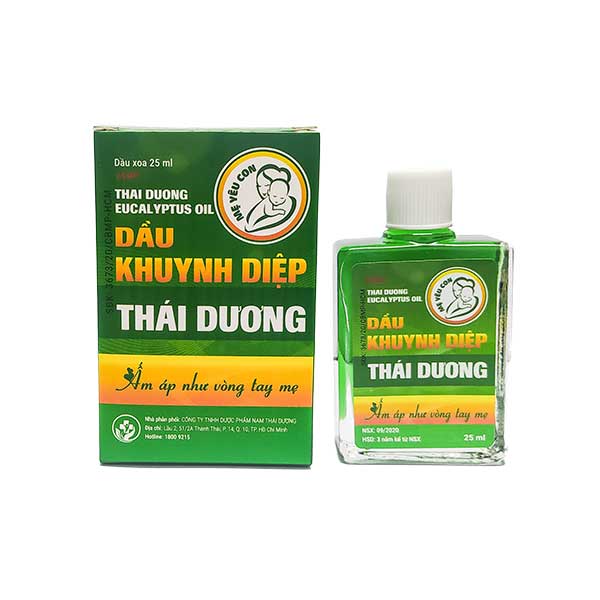 Dầu Khuynh Diệp Thái Dương - An Toàn Cho Sức Khỏe Mẹ Và Bé